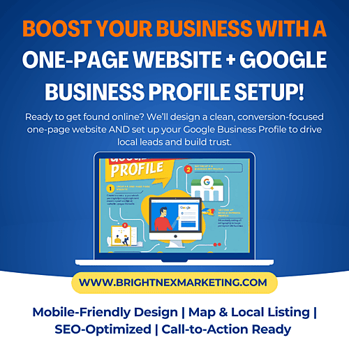 Affordable One Page Website Design Services